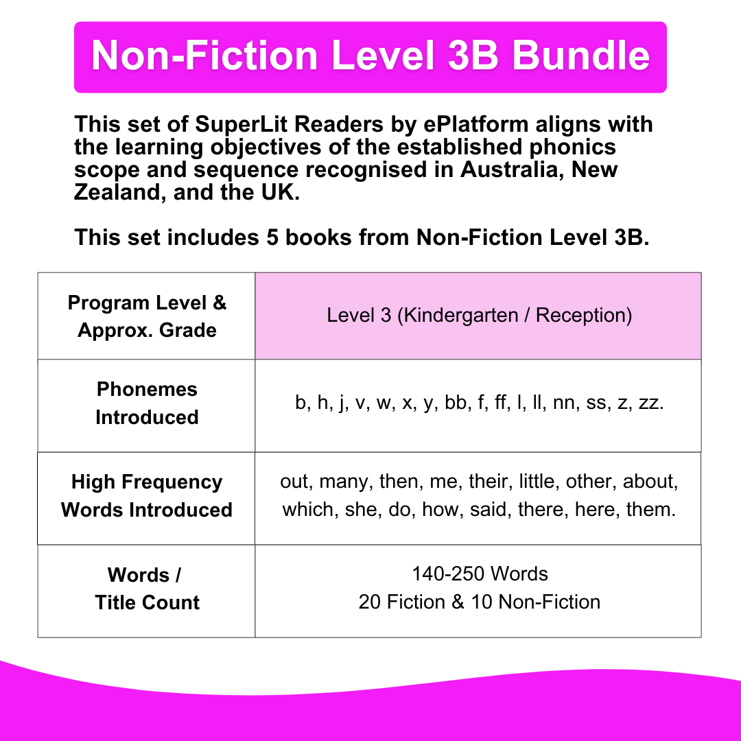 Non-Fiction Level 3B Bundle