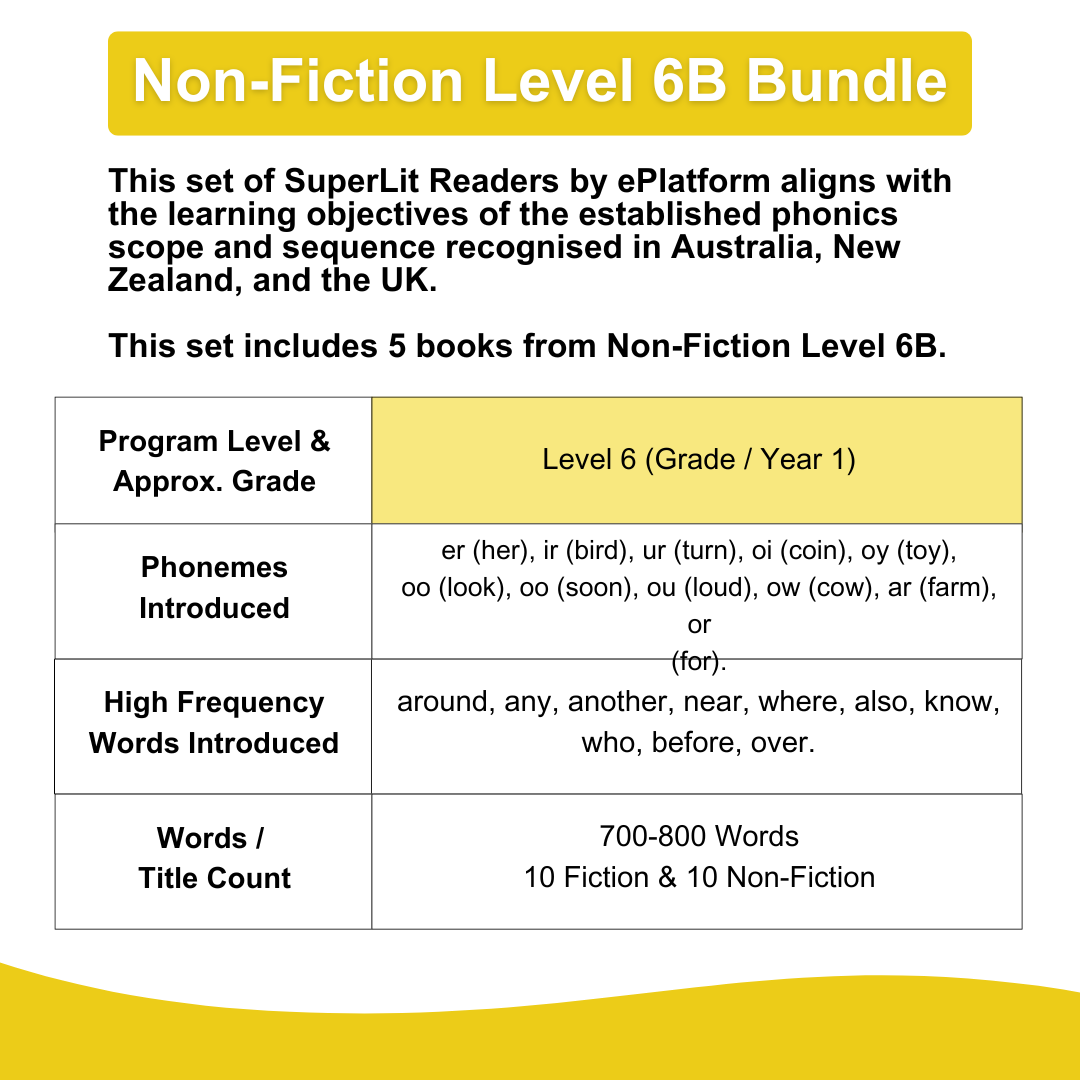 Non-Fiction Level 6B Bundle