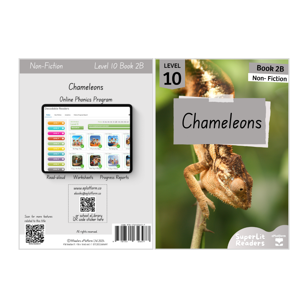 Chameleons (Level 10 Book 2B - Non-Fiction Series B)