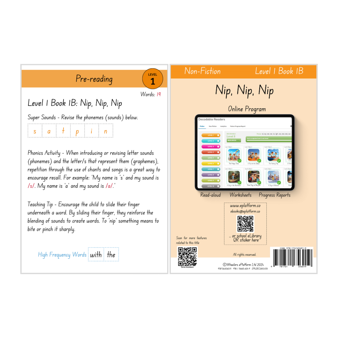 Non-Fiction Levels 1B-5B Bundle