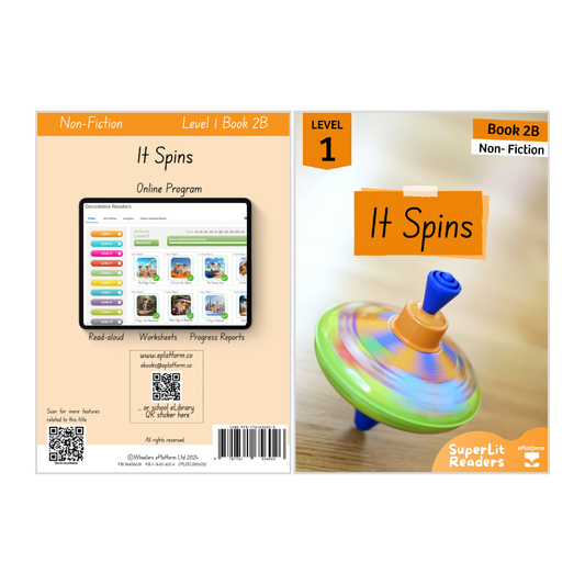 It Spins (Level 1 Book 2B - Non-Fiction Series B)