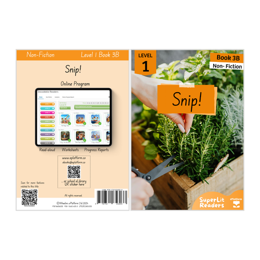 Snip! (Level 1 Book 3B - Non-Fiction Series B)