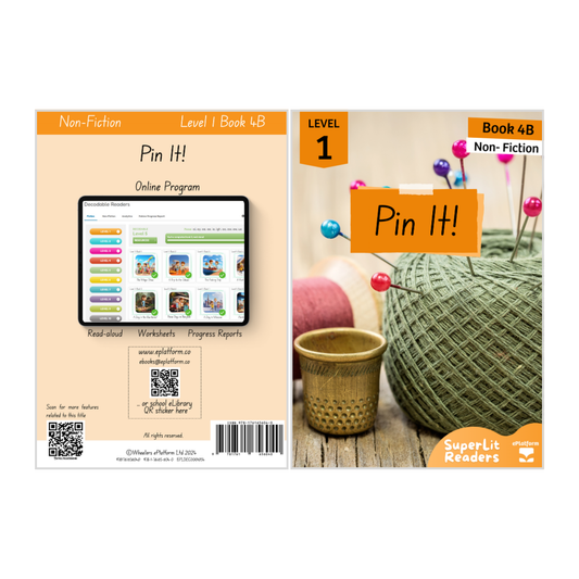 Pin It! (Level 1 Book 4B - Non-Fiction Series B)