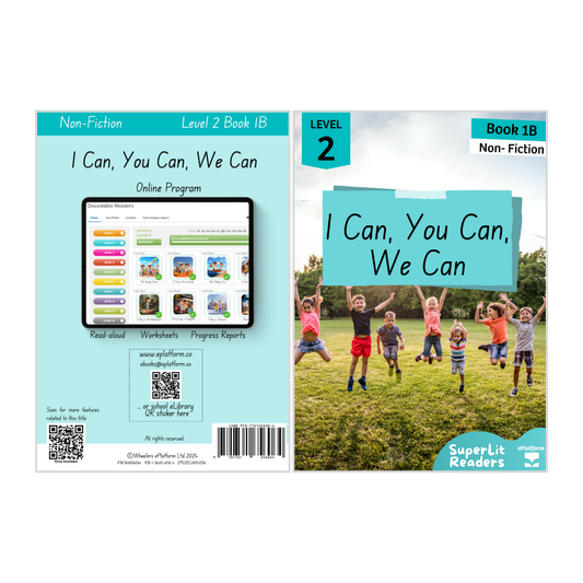I can, You Can, We Can (Level 2 Book 1B - Non-Fiction Series B)