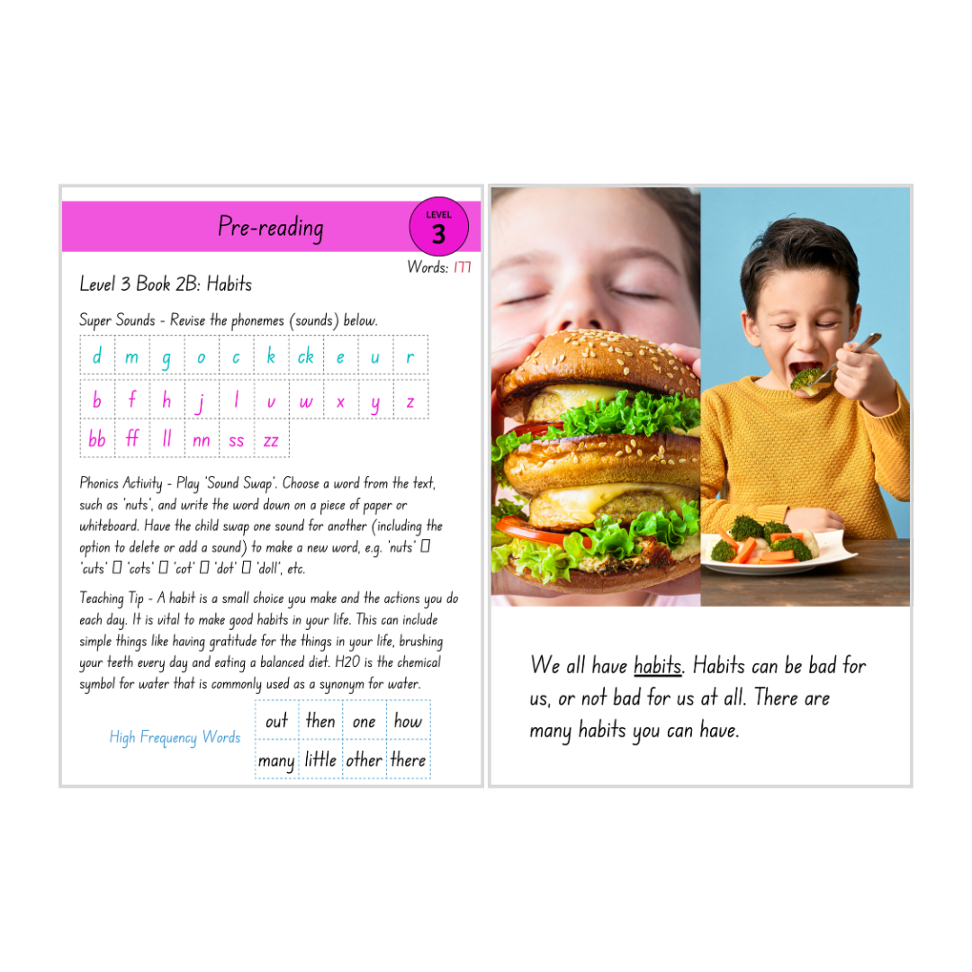 Habits (Level 3 Book 2B - Non-Fiction Series B)