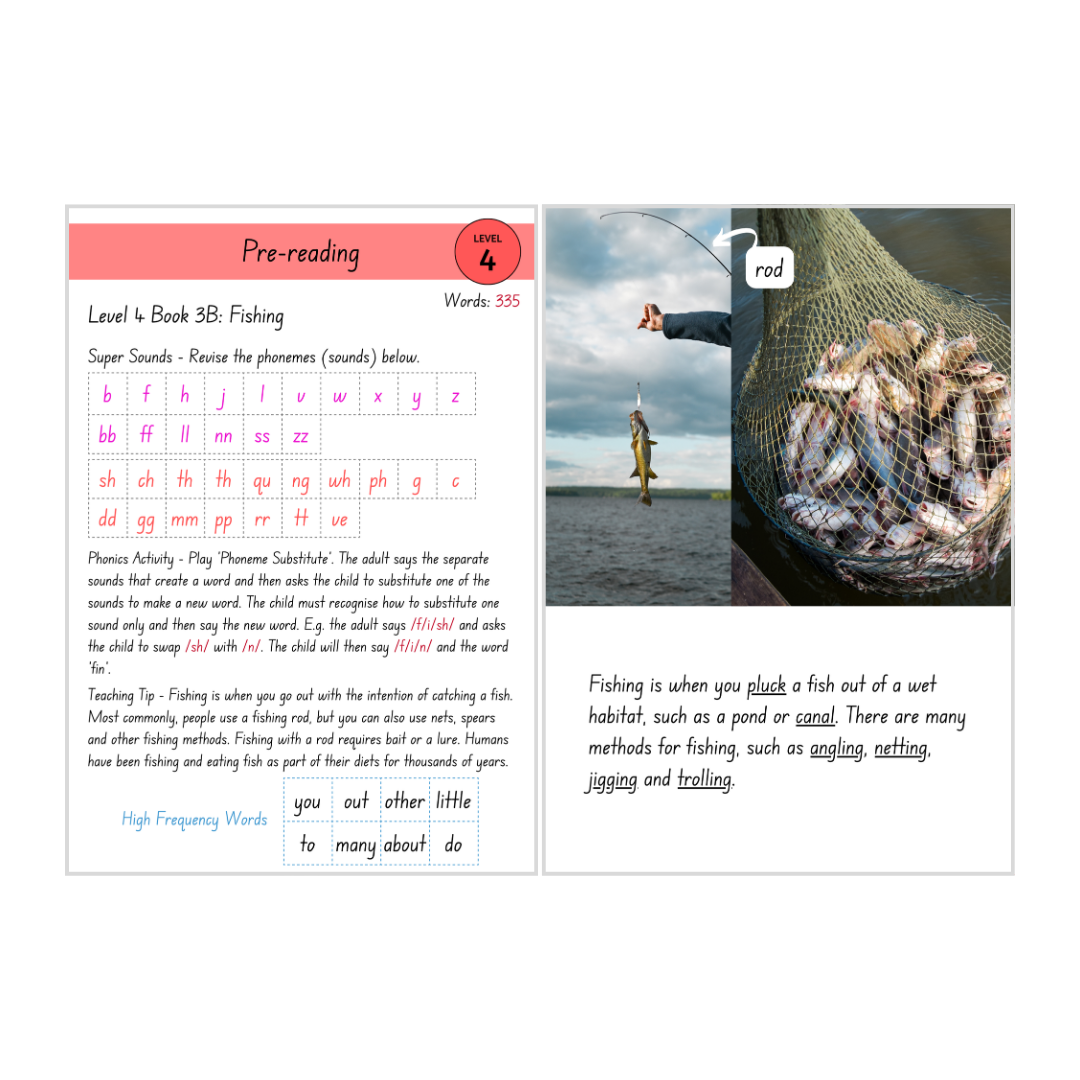 Fishing (Level 4 Book 3B - Non-Fiction Series B)