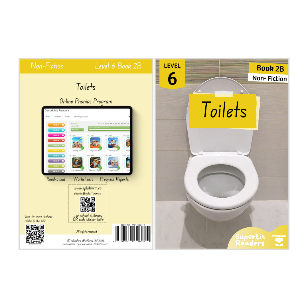 Toilets (Level 6 Book 2B - Non-Fiction Series B)