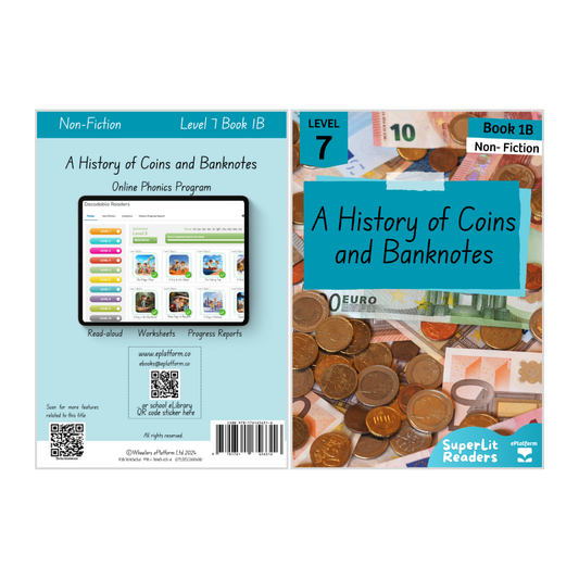 A History of Coins and Banknotes (Level 7 Book 1B - Non-Fiction Series B)