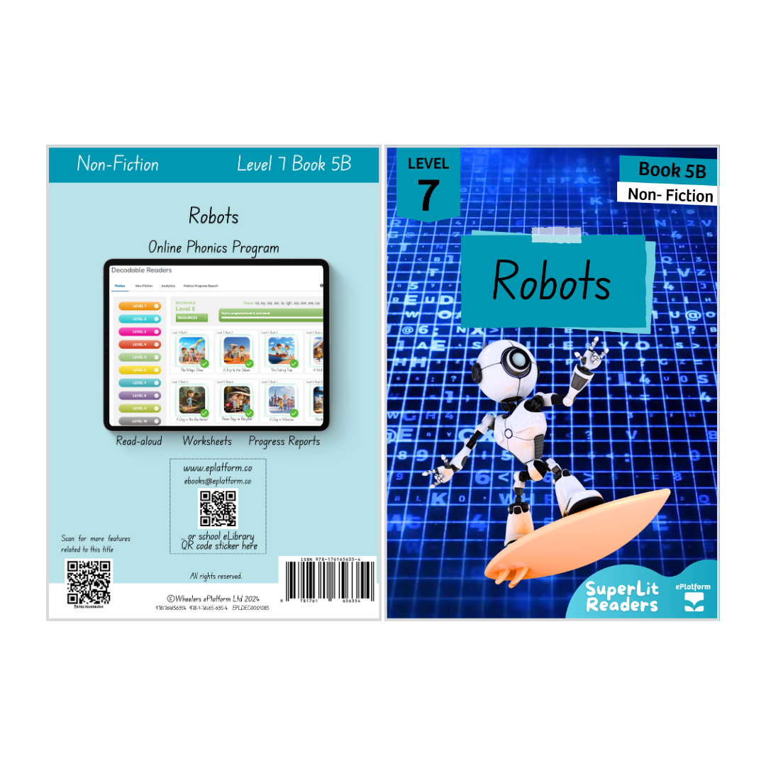Robots (Level 7 Book 5B - Non-Fiction Series B)