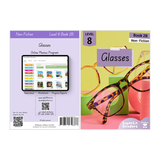 Glasses (Level 8 Book 2B - Non-Fiction Series B)