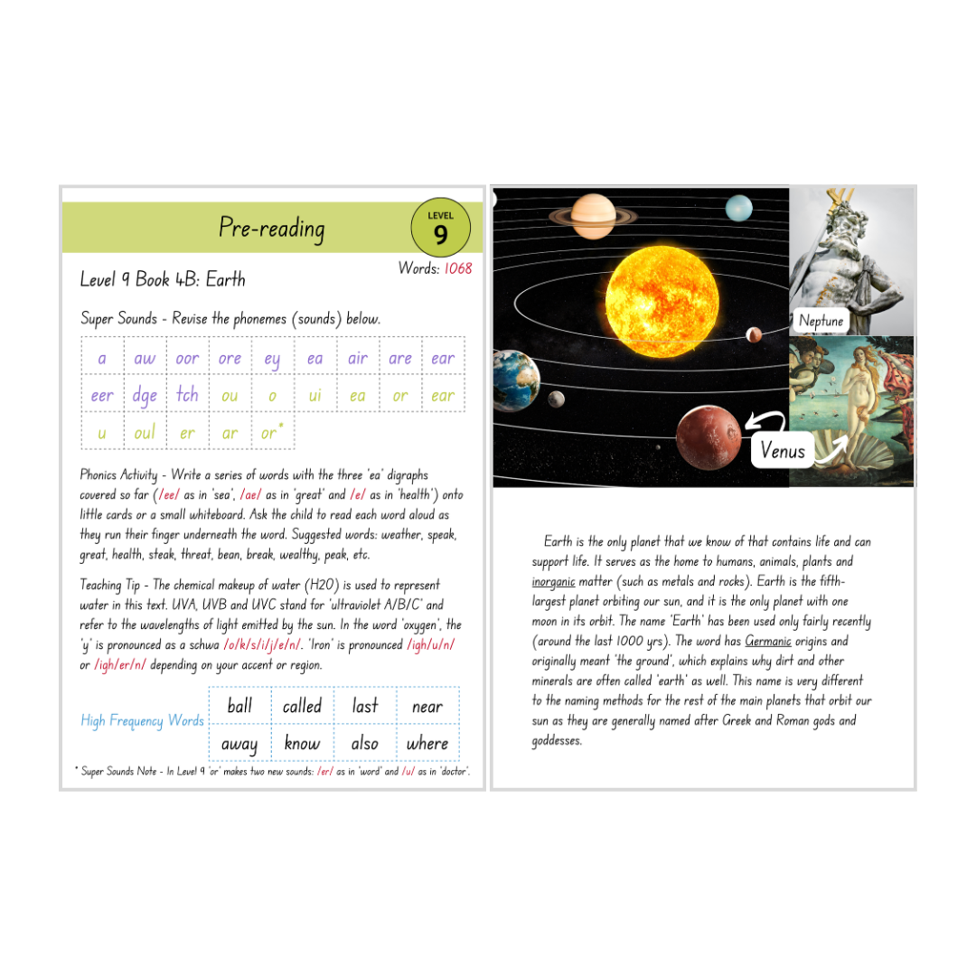 Earth (Level 9 Book 4B - Non-Fiction Series B)