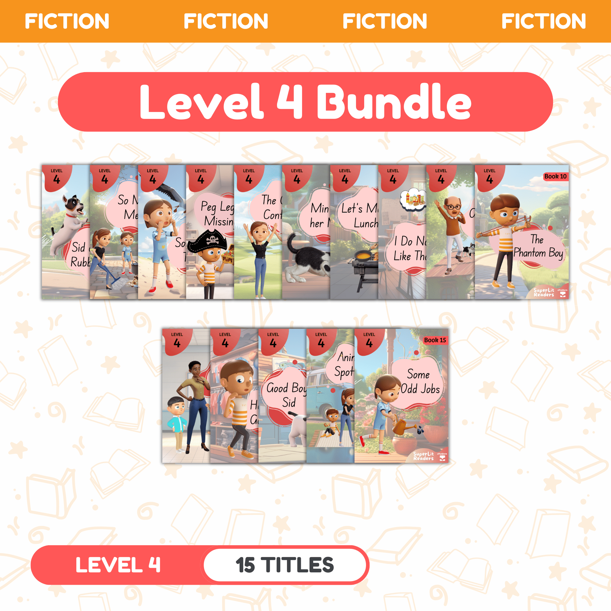 Level 4 Fiction Bundle | SuperLit Readers by ePlatform