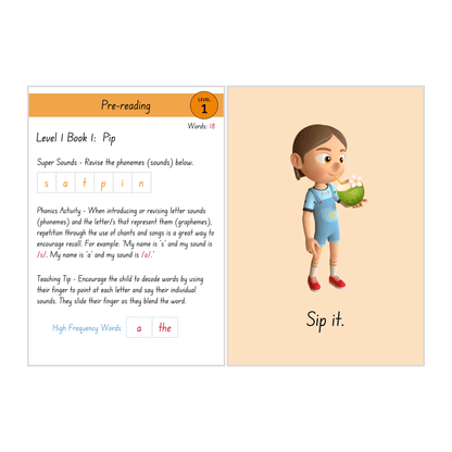 Pip (Level 1 Book 1 - Fiction Series) - SuperLit Readers by EPlatform Limited