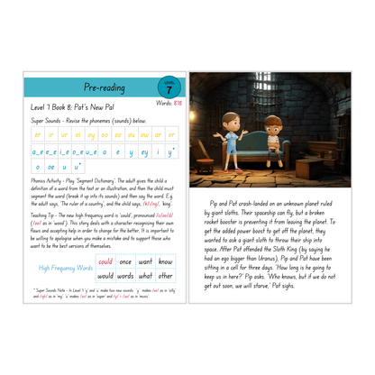 Pat's New Pal (Level 7 Book 8 - Fiction Series) - SuperLit Readers by EPlatform Limited