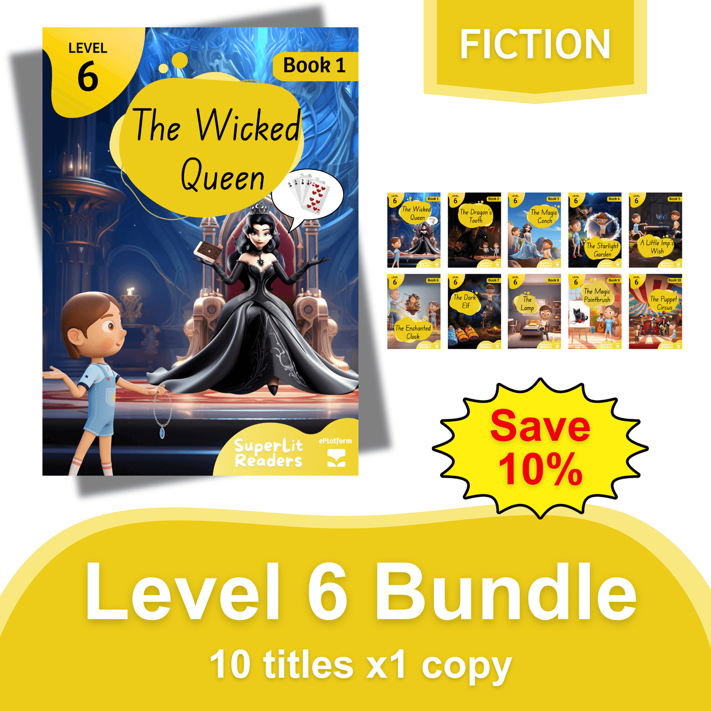 Fiction Level 6 Bundle - SuperLit Readers by EPlatform Limited