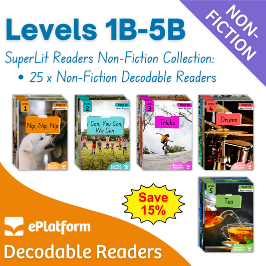 Non-Fiction Levels 1B-5B Bundle