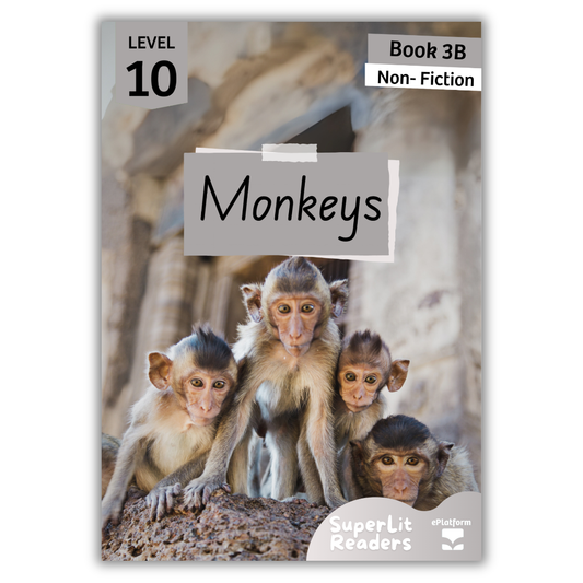 Monkeys (Level 10 Book 3B - Non-Fiction Series B)