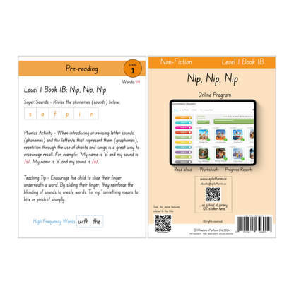 Non-Fiction Levels 1B-5B Bundle