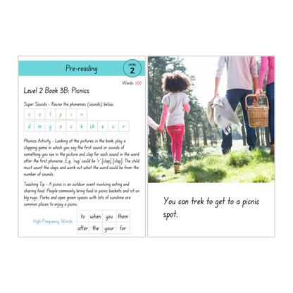 Picnics (Level 2 Book 3B - Non-Fiction Series B)