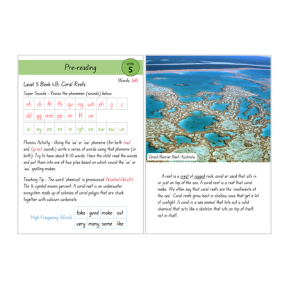 Coral Reefs (Level 5 Book 4B - Non-Fiction Series B)