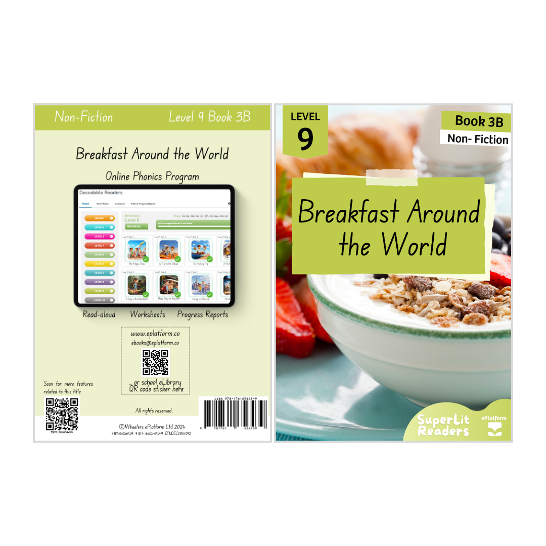 Breakfast Around the World (Level 9 Book 3B - Non-Fiction Series B)