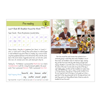 Breakfast Around the World (Level 9 Book 3B - Non-Fiction Series B)