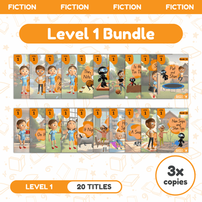 SuperLit Phonics Decodable Readers Fiction Level 1 Three Sets