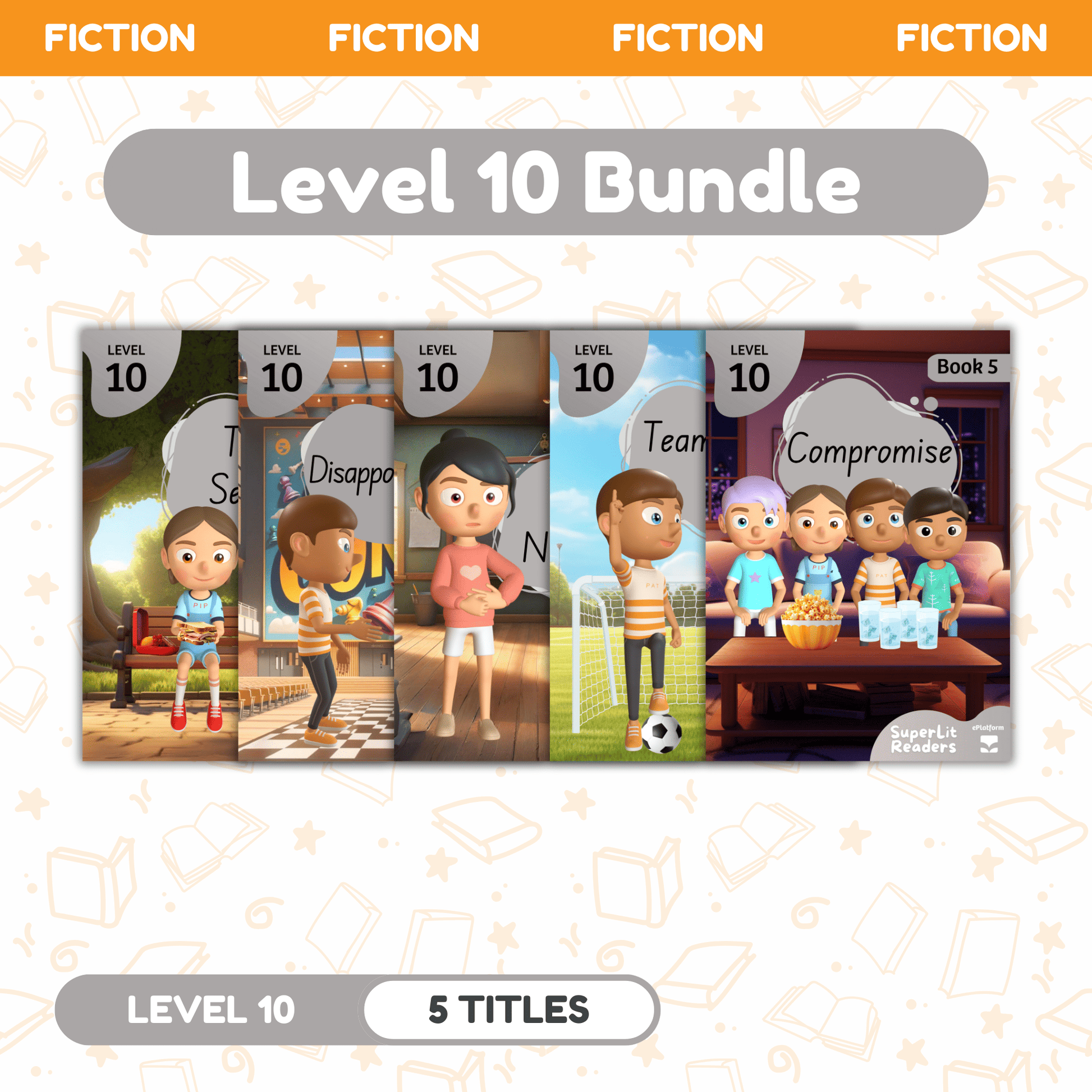 SuperLit Phonics Decodable Readers Fiction Level 10 Single Set