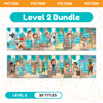 SuperLit Phonics Decodable Readers Fiction Level 2 Single Set