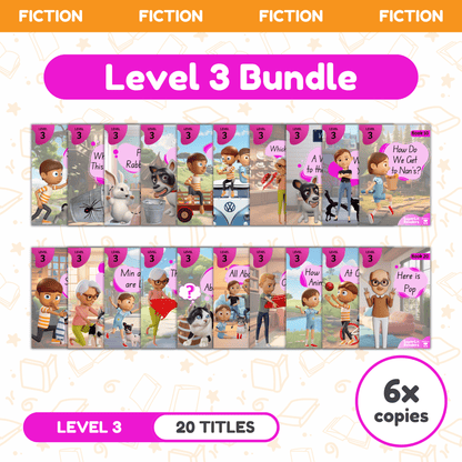 SuperLit Phonics Decodable Readers Fiction Level 3 Six Sets