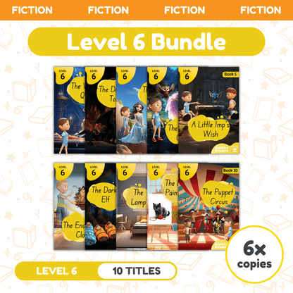 SuperLit Phonics Decodable Readers Fiction Level 6 Six Sets