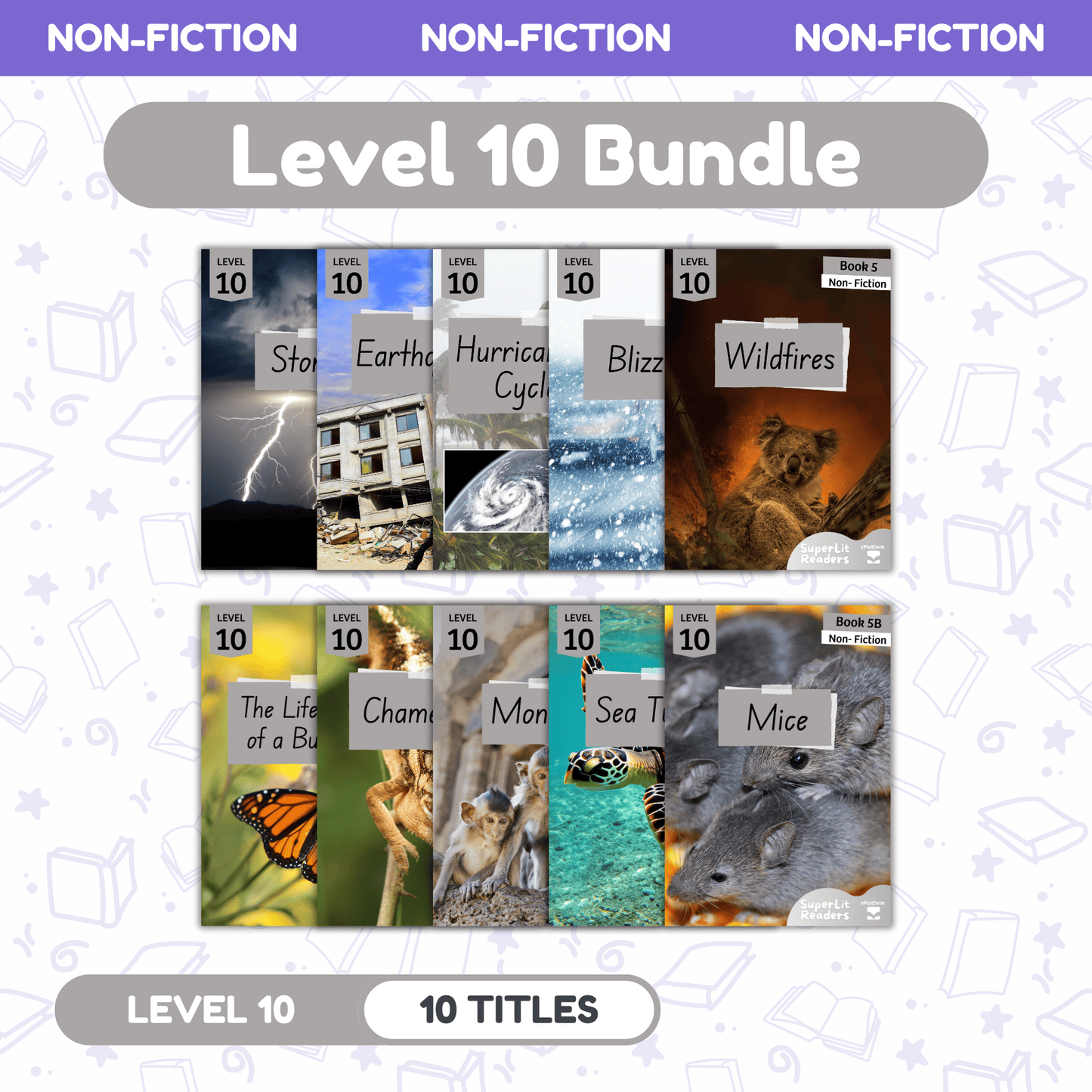 SuperLit Phonics Decodable Readers Non Fiction Level 10 Single Set