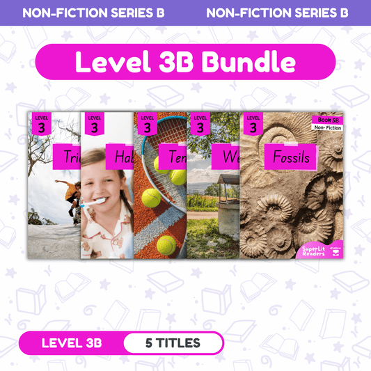 SuperLit Phonics Decodable Readers Non Fiction Level 3B Single Set