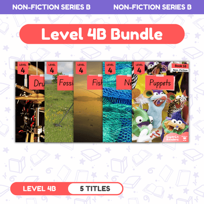 SuperLit Phonics Decodable Readers Non Fiction Level 4B Single Set