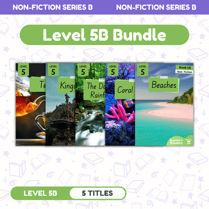 SuperLit Phonics Decodable Readers Non Fiction Level 5B Single Set