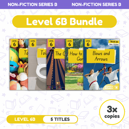 SuperLit Phonics Decodable Readers Non Fiction Level 6B Three Sets