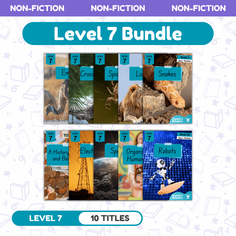 Level 7 Non-Fiction Bundle | SuperLit Readers by ePlatform