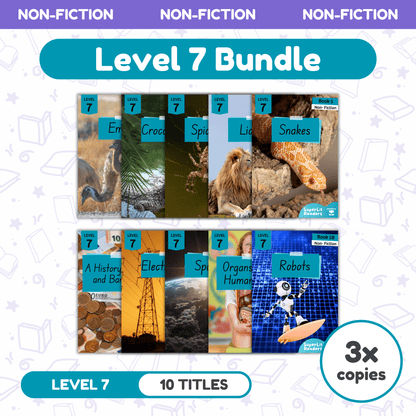 SuperLit Phonics Decodable Readers Non Fiction Level 7 Three Sets