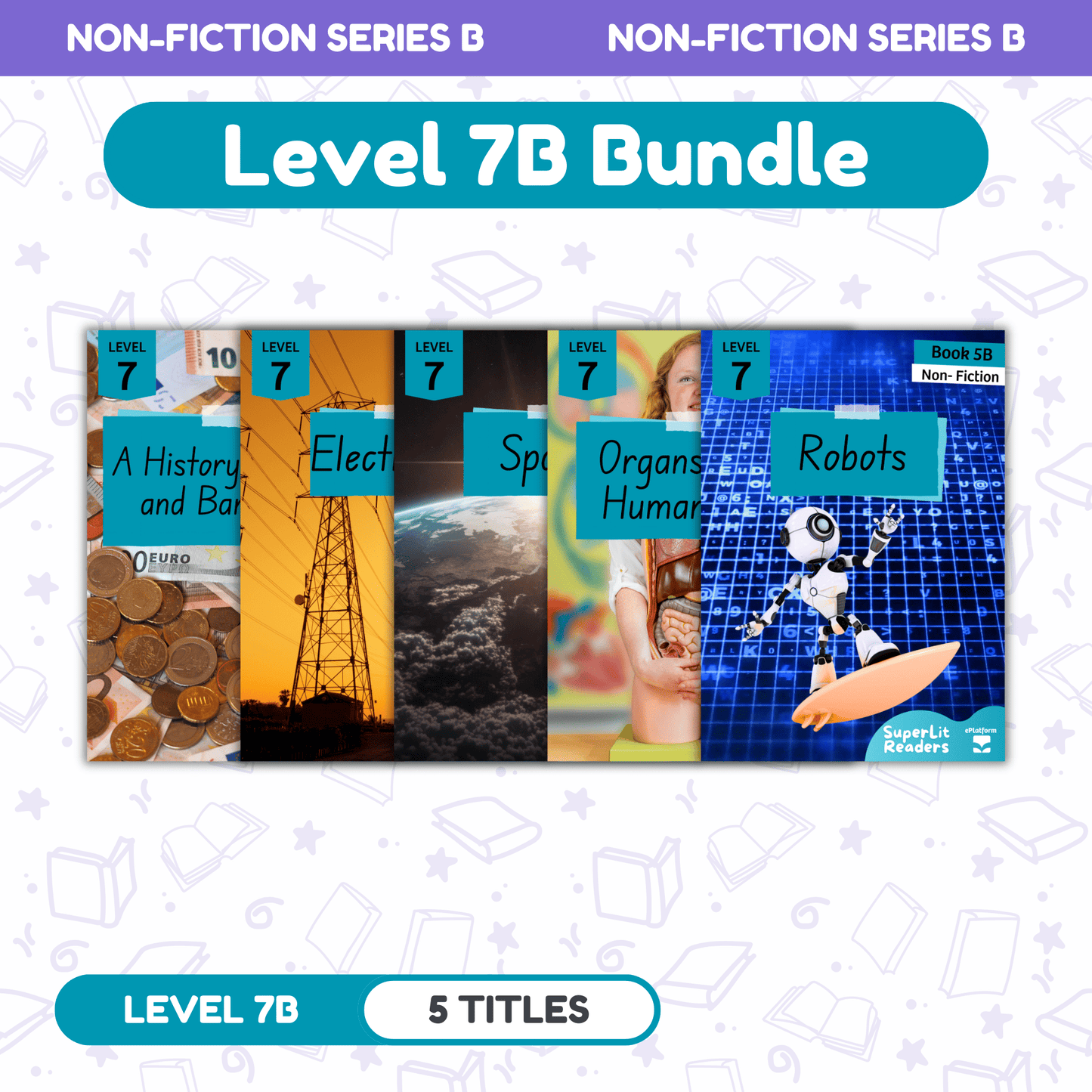 SuperLit Phonics Decodable Readers Non Fiction Level 8B Single Set
