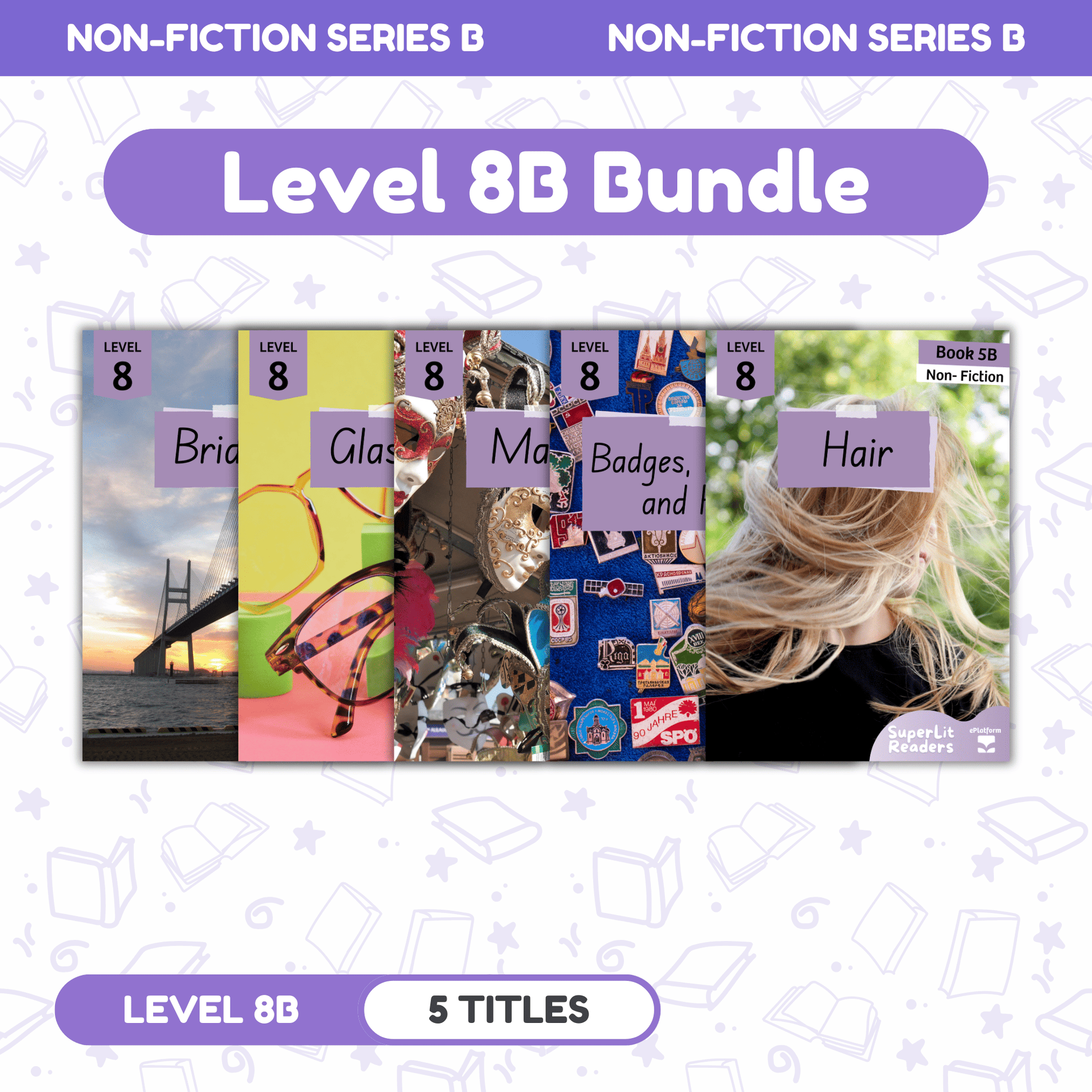 SuperLit Phonics Decodable Readers Non Fiction Level 8B Single Set