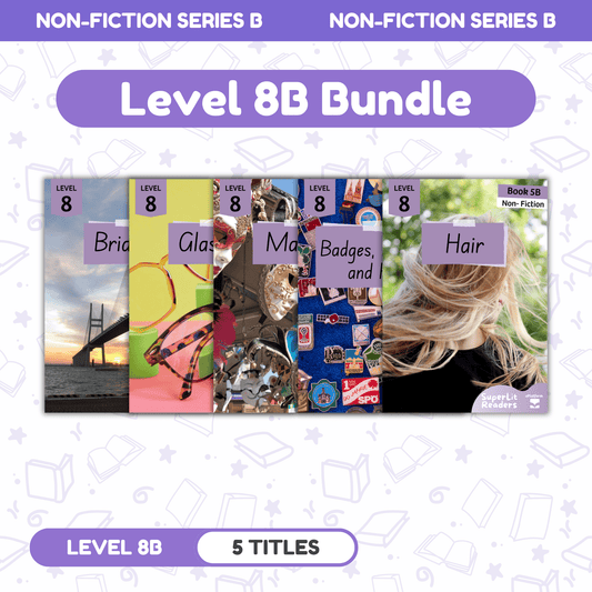 SuperLit Phonics Decodable Readers Non Fiction Level 8B Single Set