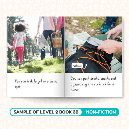 SuperLit Phonics Decodable Readers Sample Non-Fiction B Level 2
