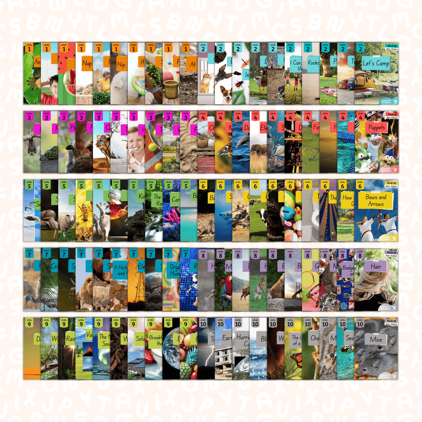 SuperLit Phonics Decodable Readers - Non-Fiction All Book Covers