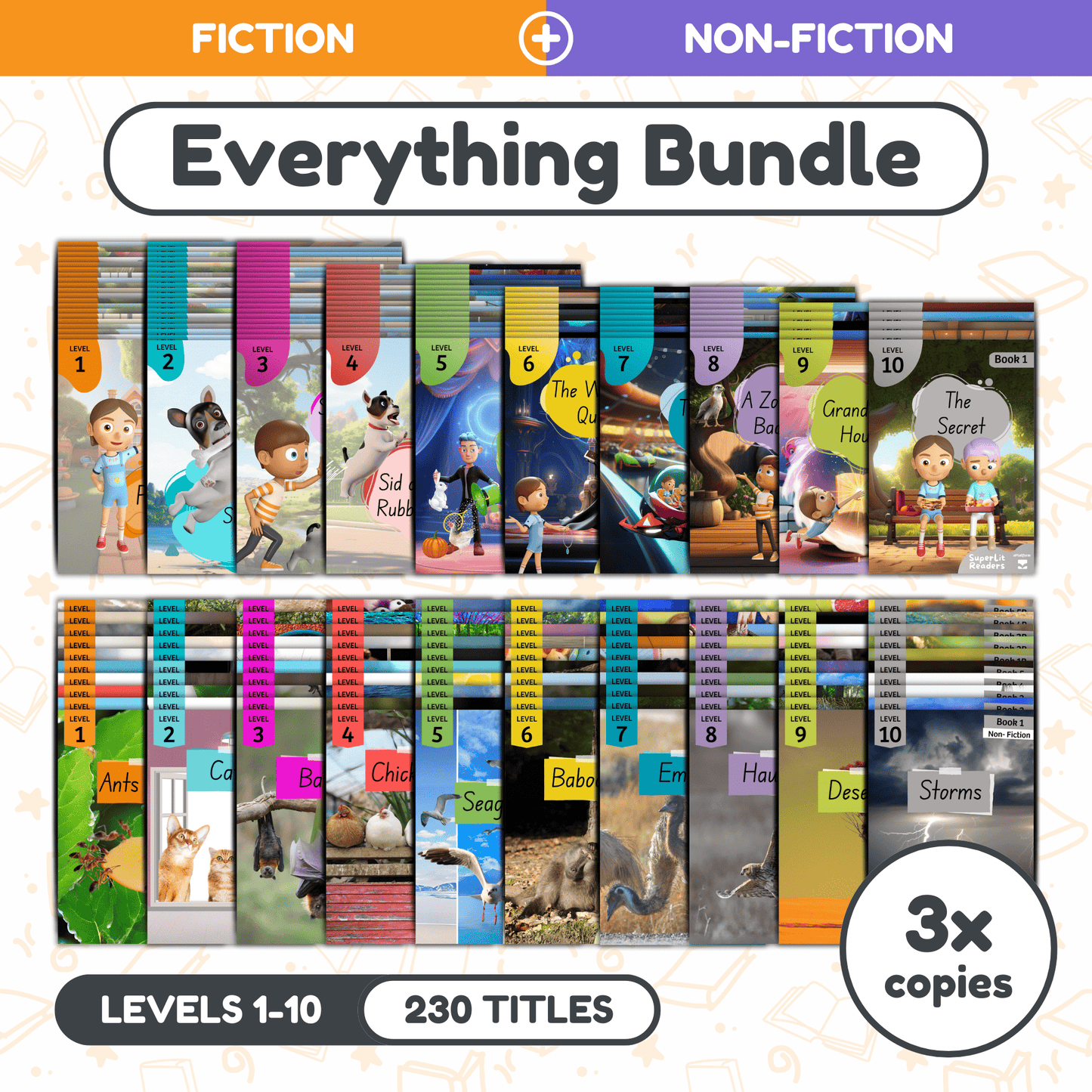 SuperLit Phonics Decodable Readers Everything Bundle Three Sets